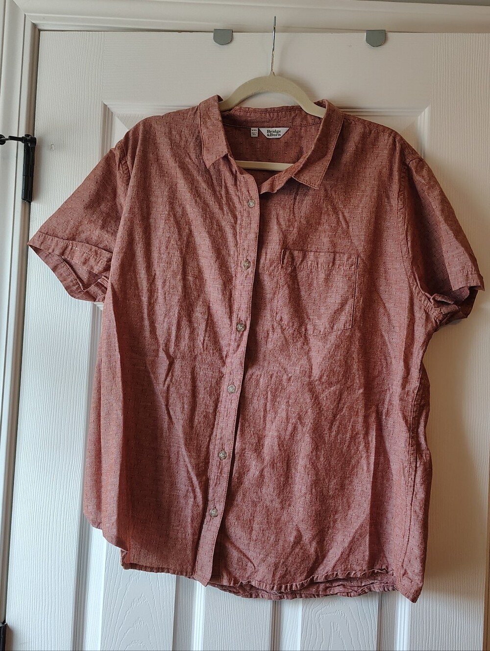 Bridge & Burn Linen Blend Shirt XXL